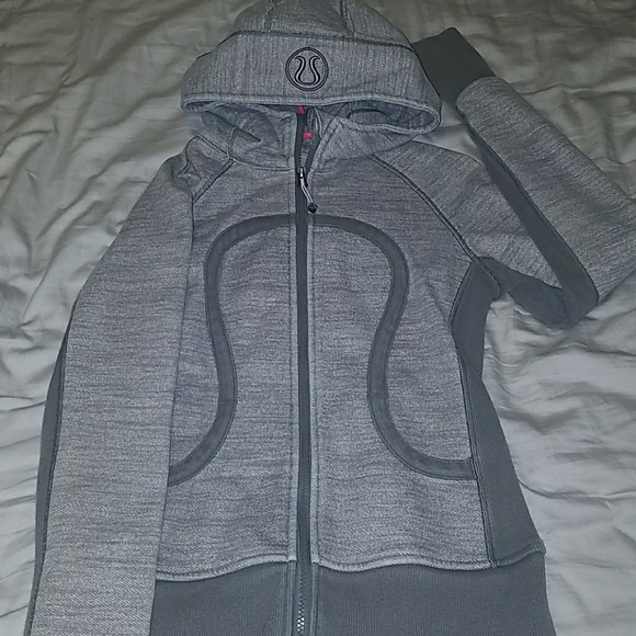 lululemon athletica Tops - Heavy grey Lululemon zip-up sweatshirt hoodie